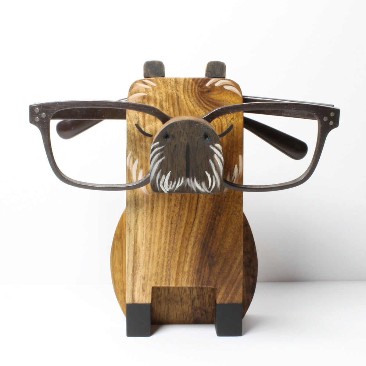 Panda Bear Wearing Eyeglasses Stand – Rogue Bunny Woodworks