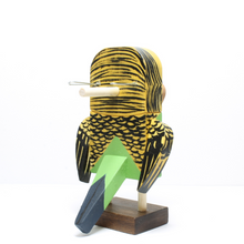 Load image into Gallery viewer, Green Budgie Ornament Gift Eyeglass Stand