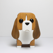 Load image into Gallery viewer, Basset hound eyeglass stand ornament gift home decor