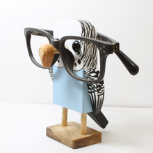 Load image into Gallery viewer, Budgie Ornament Gift Eyeglass Stand