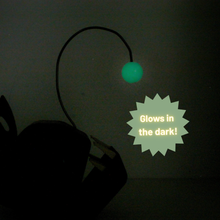 Load image into Gallery viewer, Glow in the dark anglerfish ornament home decor