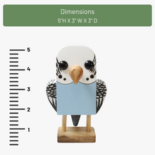 Load image into Gallery viewer, Budgie Ornament Gift Eyeglass Stand