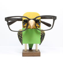 Load image into Gallery viewer, Green Budgie Ornament Gift Eyeglass Stand