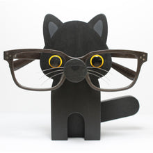 Load image into Gallery viewer, Black Cat Eyeglass Stand