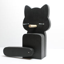 Load image into Gallery viewer, Black Cat Eyeglass Stand