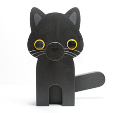 Load image into Gallery viewer, Black Cat Eyeglass Stand