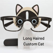 Load image into Gallery viewer, Personalized Cat Gift Custom Cat Gifts Eyeglass Stand Cat Mom Cat Dad Gift
