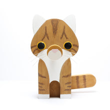 Load image into Gallery viewer, Orange Tabby Cat Eyeglass Stand