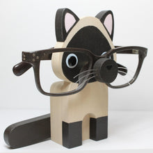 Load image into Gallery viewer, Siamese cat Eyeglass Stand