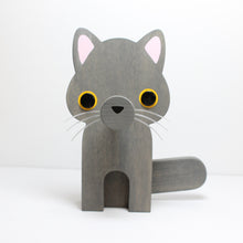 Load image into Gallery viewer, Grey Cat Eyeglass Stand