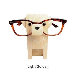 Golden Retriever Dog Wearing Eyeglasses Stand / Glasses Holder