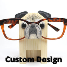 Load image into Gallery viewer, Pug Eyeglass Stand Ornament Gift Decor