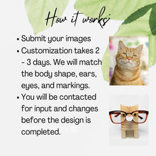 Load image into Gallery viewer, Personalized Cat Eyeglass Stand