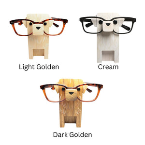 Golden Retriever Dog Wearing Eyeglasses Stand / Glasses Holder