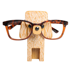 Apricot Poodle Eyeglass Stand