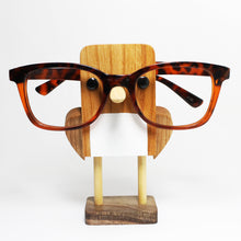 Load image into Gallery viewer, Cherry Wood Bird Eyeglass Stand / Glasses Holder