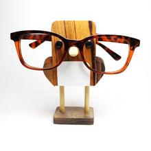 Load image into Gallery viewer, Tigerwood Bird Eyeglass Stand / Glasses Holder
