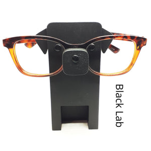 Labrador Retriever Dog Wearing Eyeglass Stand / Glasses Holder