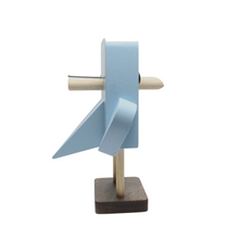 Load image into Gallery viewer, Pastel Blue Bird Eyeglass Stand