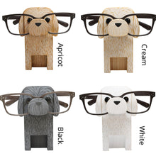 Load image into Gallery viewer, Labradoodle / Goldendoodle Dog Wearing Eyeglasses Stand / Glasses Holder