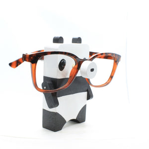 Panda Bear Wearing Eyeglasses Stand / Holder