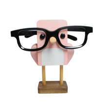 Load image into Gallery viewer, Pastel Pink Bird Eyeglass Stand