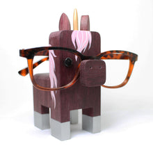 Load image into Gallery viewer, Unicorn Wearing Eyeglasses Stand / Glasses Holder