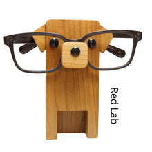 Load image into Gallery viewer, Labrador Retriever Dog Wearing Eyeglass Stand / Glasses Holder