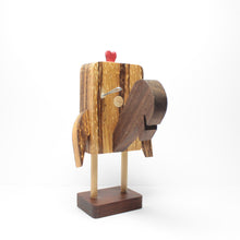 Load image into Gallery viewer, Rooster Chicken Wearing Eyeglasses Stand / Glasses Holder