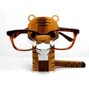 Tiger Eyeglass Holder