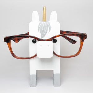 Unicorn Wearing Eyeglasses Stand / Glasses Holder