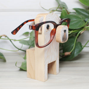 Wheaten Terrier Dog Eyeglass Stand / Glasses Holder