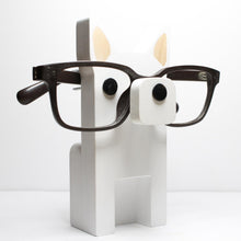 Load image into Gallery viewer, White Husky Eyeglass Stand