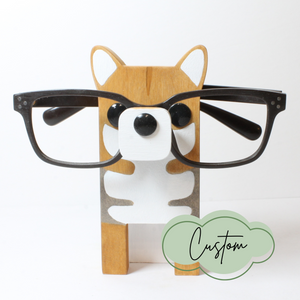 Shiba Inu Eyeglass Stand Gift Ornament Decor