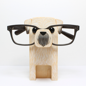 Wheaten Terrier Dog Eyeglass Stand Gift Ornament Home Decor Art