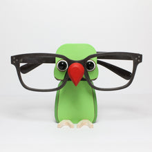 Load image into Gallery viewer, Indian Ringneck Parakeet Parrot eyeglass stand ornament gift decor