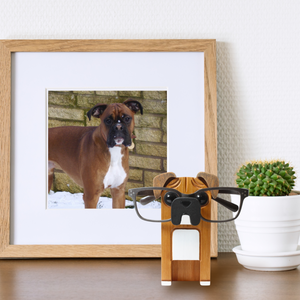 Boxer Dog Eyeglass Stand / Glasses Holder