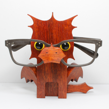 Load image into Gallery viewer, Red Dragon Eyeglass Stand / Glasses Holder