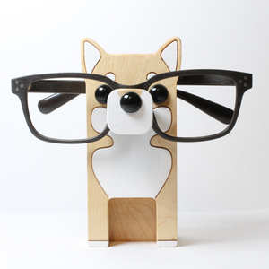 Shiba Inu Eyeglass Stand Gift Ornament Decor