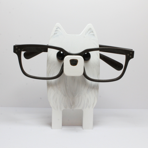 Samoyed eyeglass stand ornament home decor gift