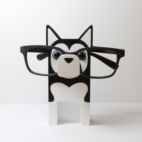 Husky Ornament Eyeglass Stand