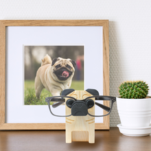 Load image into Gallery viewer, Pug Eyeglass Stand Ornament Gift Decor