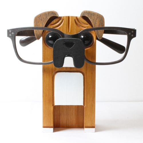 Boxer Dog Eyeglass Stand / Glasses Holder