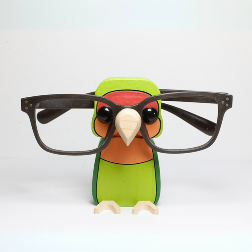 Lovebird eyeglass stand ornament gift home decor