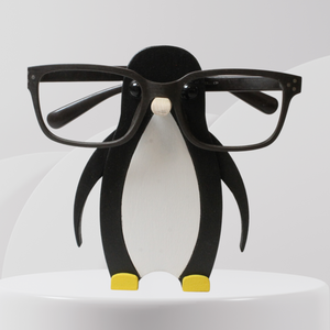 Penguin Eyeglass Stand Penguin Gift Rogue Bunny Woodworks