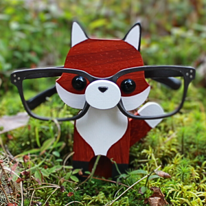 Fox Eyeglass Stand Gift Ornament Decor