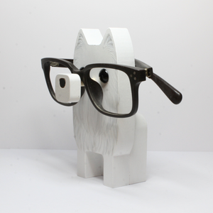 Samoyed eyeglass stand ornament home decor gift