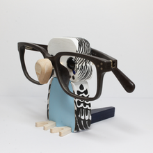 Load image into Gallery viewer, Budgie eyeglass stand ornament gift home decor