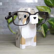 Load image into Gallery viewer, Australian Shepherd Gift Eyeglass Stand Aussie Ornament Memorial Gift Personalized Custom