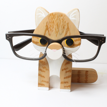 Load image into Gallery viewer, Personalized Cat Gift Custom Cat Gifts Eyeglass Stand Cat Mom Cat Dad Gift